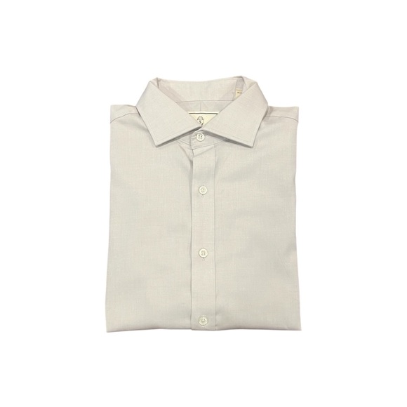 NEW Todd Snyder New York Men’s Button Down Dress Shirt Silver 15.5 34/35 - Picture 1 of 16